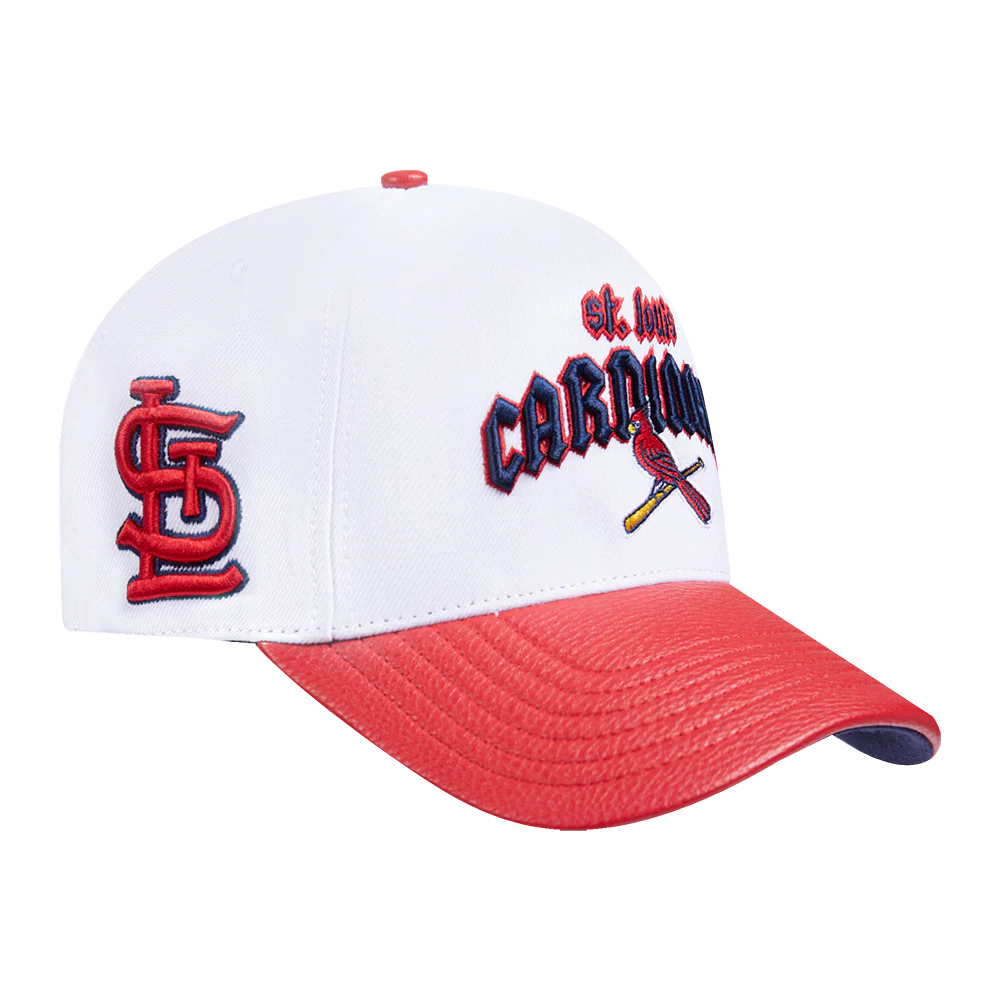 MLB ST. LOUIS CARDINALS CITY TOUR ESSENTIAL CURVED VISOR STRAPBACK HAT (WHITE) - Image 5