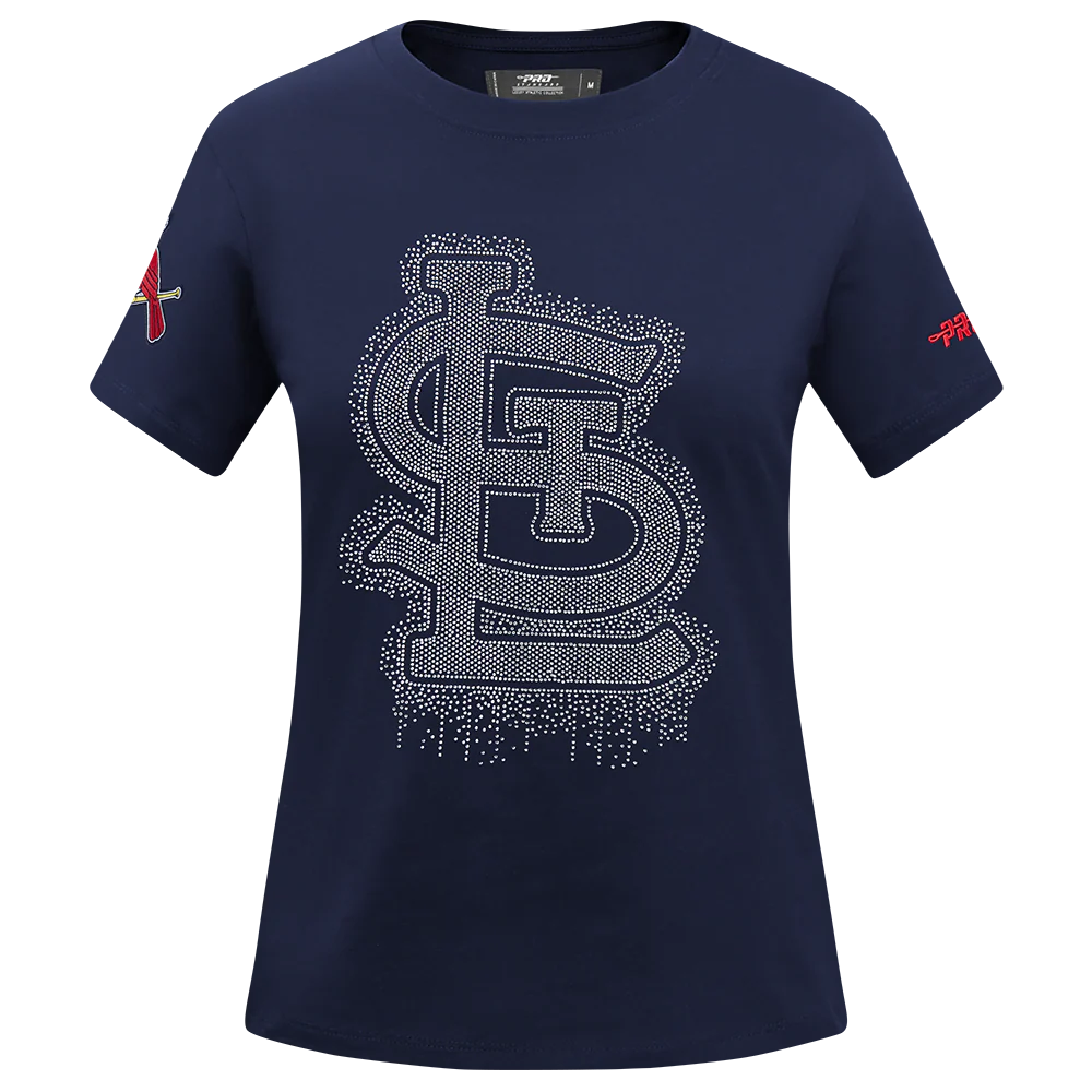 MLB ST. LOUIS CARDINALS LEGACY WOMEN'S SJ SLIM FIT TEE (MIDNIGHT NAVY) - Image 3