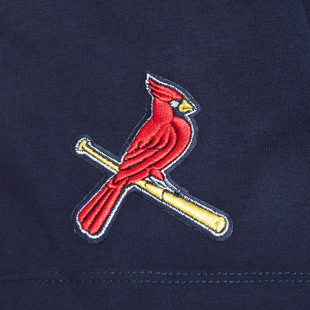 MLB ST. LOUIS CARDINALS CLASSIC CHENILLE WOMEN'S SJ BOXY TOP (MIDNIGHT NAVY) - Image 7