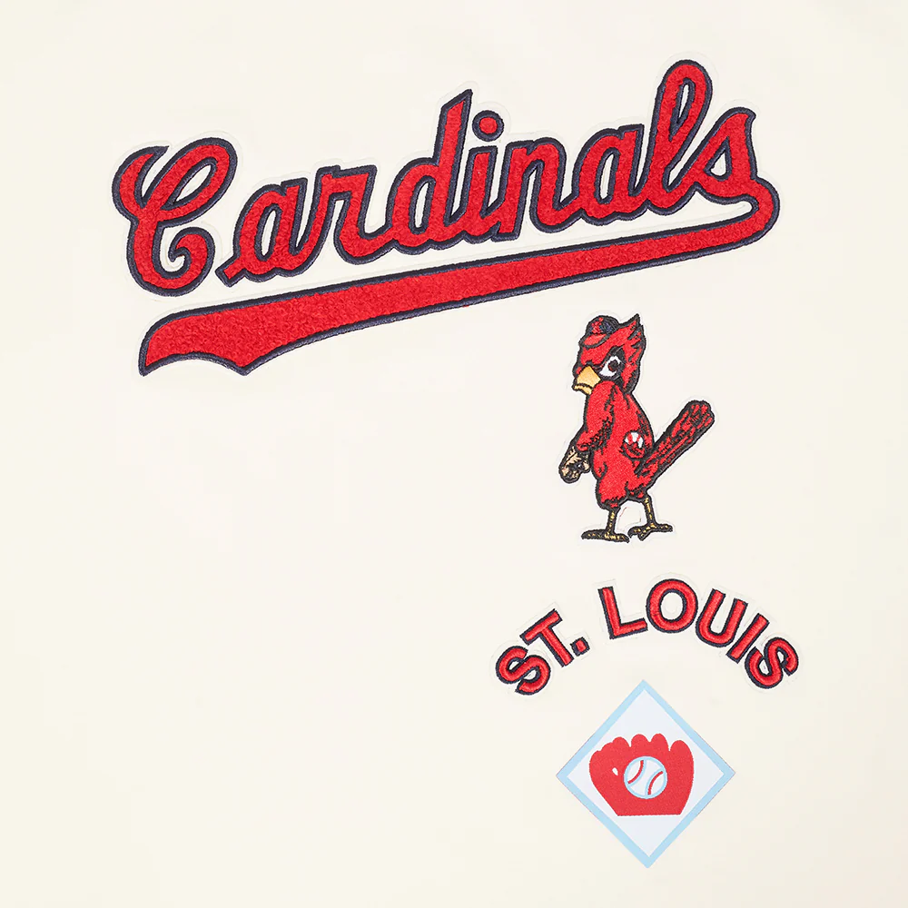 MLB ST. LOUIS CARDINALS RETRO CLASSICS WOMEN'S S/S BOXY TOP (EGGSHELL) - Image 5