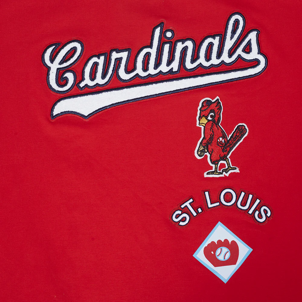 MLB ST. LOUIS CARDINALS RETRO CLASSICS WOMEN'S S/S BOXY TOP (RED) - Image 5