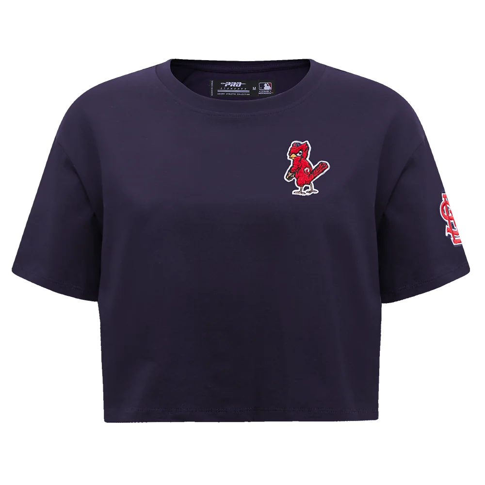MLB ST. LOUIS CARDINALS CLASSIC WOMEN'S BOXY TOP (MIDNIGHT NAVY)