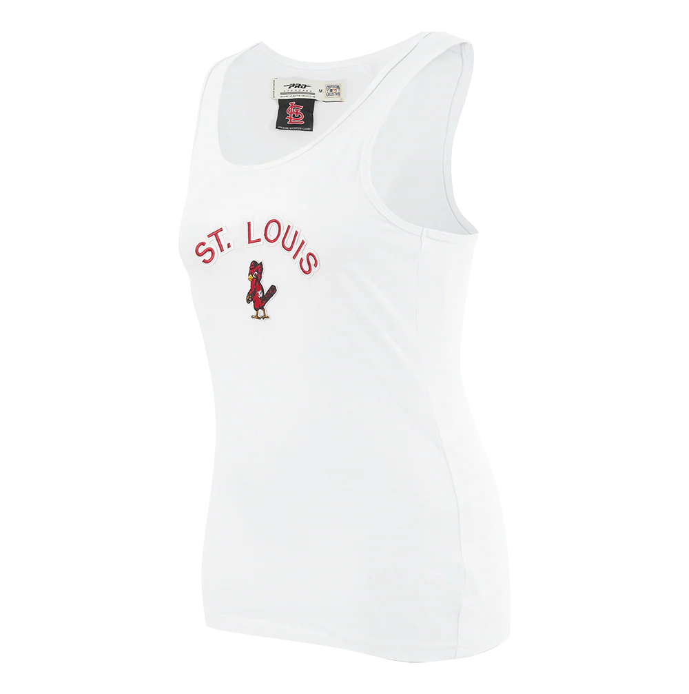 MLB ST. LOUIS CARDINALS CLASSIC WOMEN'S RACERBACK (WHITE) - Image 2