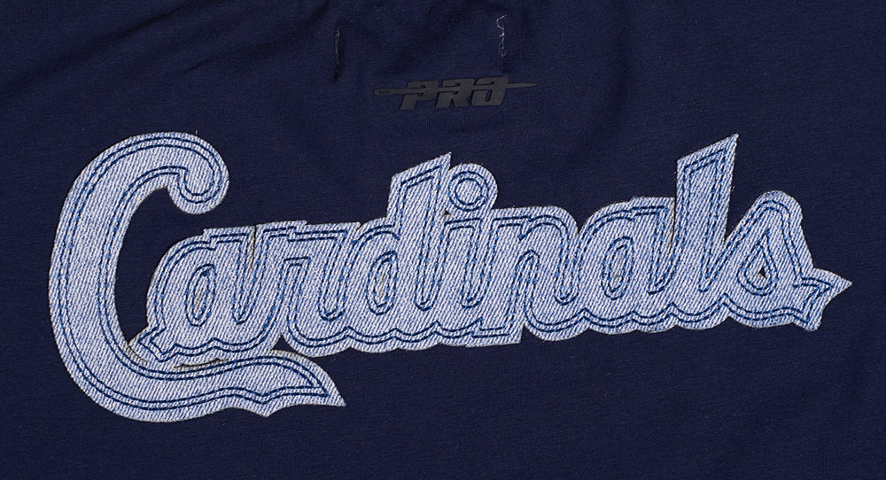 MLB ST. LOUIS CARDINALS VARSITY BLUES WOMEN'S BOXY TOP (MIDNIGHT NAVY) - Image 6