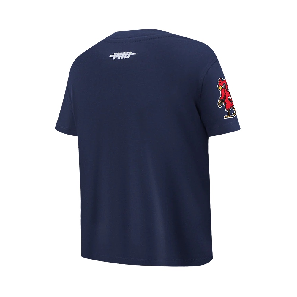 MLB ST. LOUIS CARDINALS CLASSIC CHENILLE BIG BOY'S SS TEE (MIDNIGHT NAVY) - Image 4