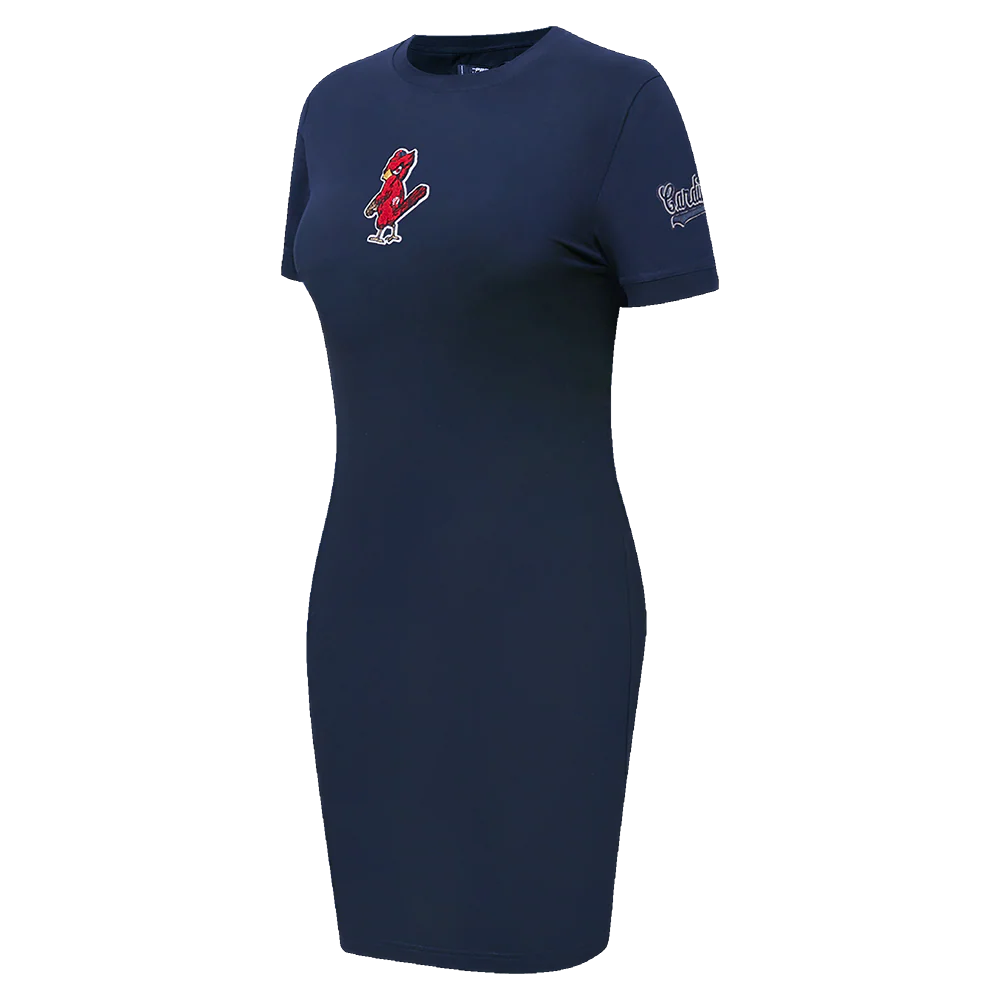 MLB ST. LOUIS CARDINALS CLASSIC WOMEN'S BODYCON DRESS (MIDNIGHT NAVY) - Image 2