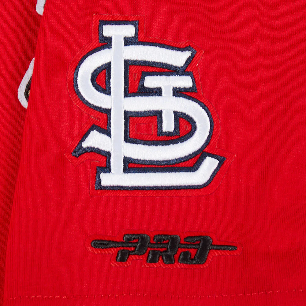 MLB ST. LOUIS CARDINALS CLASSIC BIG GIRLS FLEECE CREWNECK (RED) - Image 5