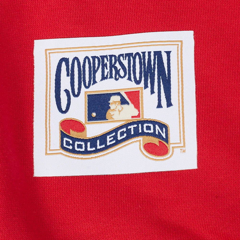 MLB ST. LOUIS CARDINALS RETRO CLASSICS WOMEN'S CREWNECK SWEATSHIRT (RED) - Image 6