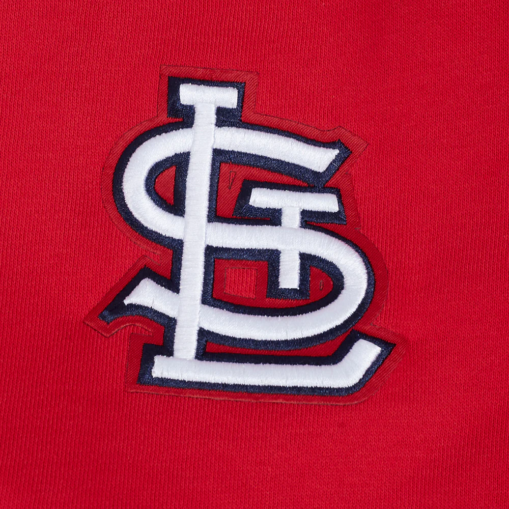 MLB ST. LOUIS CARDINALS RETRO CLASSICS WOMEN'S CREWNECK SWEATSHIRT (RED) - Image 7