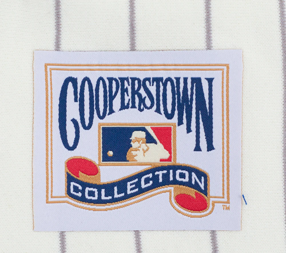 MLB ST. LOUIS CARDINALS PINSTRIPE RETRO CLASSIC WOMEN'S FLC SHORT (EGGSHELL/ GREY) - Image 5