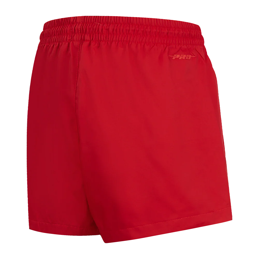 MLB ST. LOUIS CARDINALS TRIPLE TONAL W WOVEN WOMEN'S SHORT (RED) - Image 3