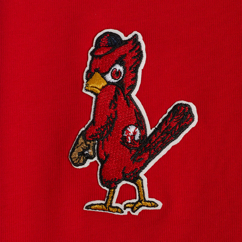MLB ST. LOUIS CARDINALS CLASSIC WOMEN'S COTTON BIKE SHORT (RED) - Image 5