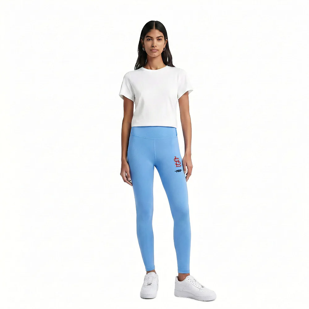 MLB ST. LOUIS CARDINALS RETRO CLASSICS WOMEN'S LEGGING (UNIVERSITY BLUE) - Image 3