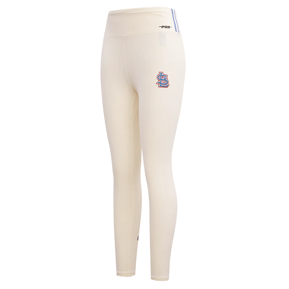 MLB ST. LOUIS CARDINALS RETRO CLASSIC WOMEN'S JERSEY LEGGING (EGGSHELL)