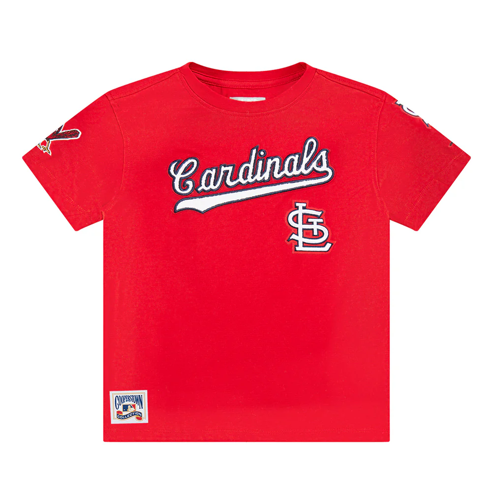 MLB ST. LOUIS CARDINALS CLASSIC TODDLER BOYS SHORT SLEEVE TOP (RED) - Image 3