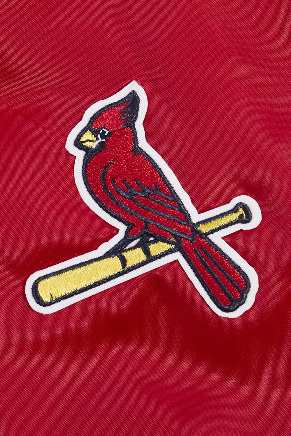 MLB ST. LOUIS CARDINALS SCRIPT TAIL WOMEN'S SATIN JACKET (RED) - Image 6