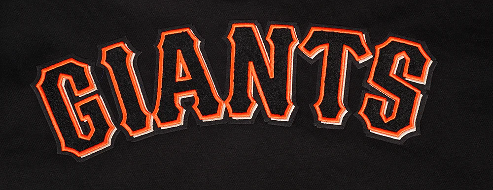 MLB SAN FRANCISCO GIANTS CLASSIC MEN'S WARM UP JACKET (BLACK/ORANGE) - Image 8