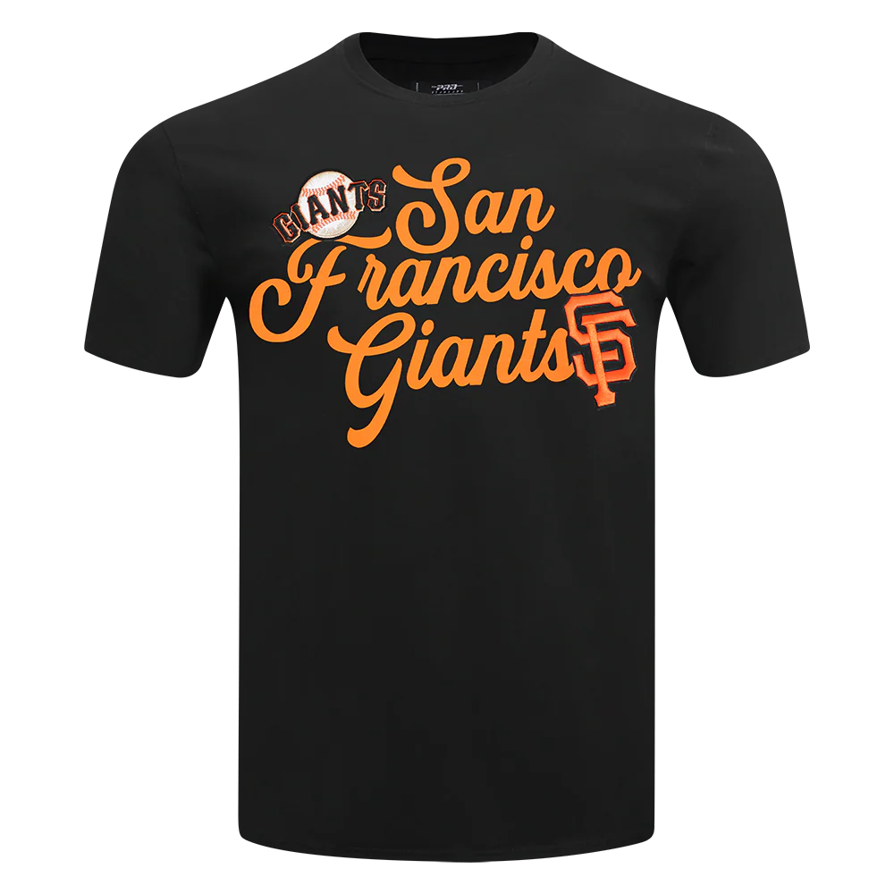 MLB SAN FRANCISCO GIANTS SOUVENIR MEN'S SINGLE JERSEY TOP (BLACK)