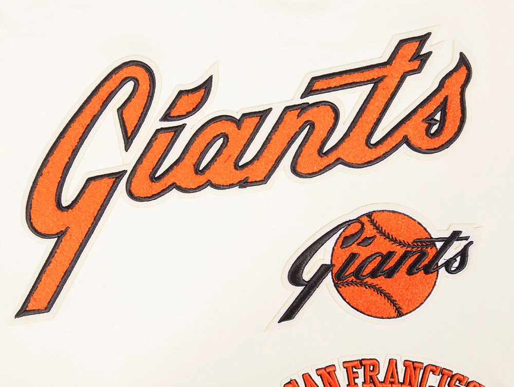 MLB SAN FRANCISCO GIANTS RETRO CLASSIC MEN'S TOP (EGGSHELL/ BLACK) - Image 7