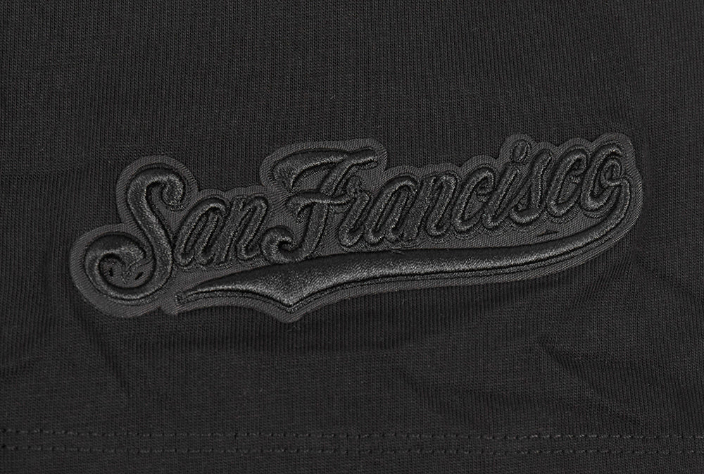 MLB SAN FRANCISCO GIANTS NEUTRAL MEN'S DROP SHOULDER TOP (BLACK) - Image 6