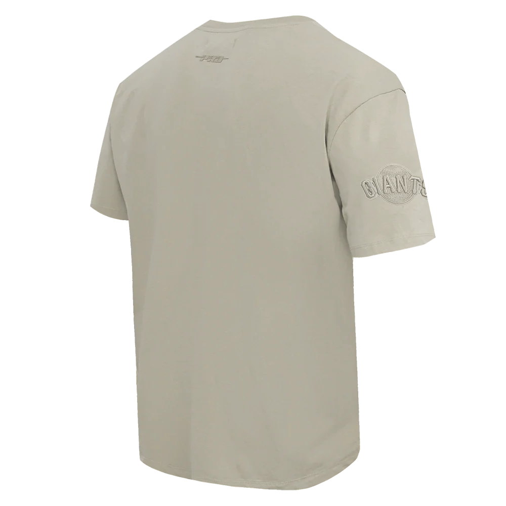 MLB SAN FRANCISCO GIANTS NEUTRAL MEN'S DROP SHOULDER TOP (TAUPE) - Image 4