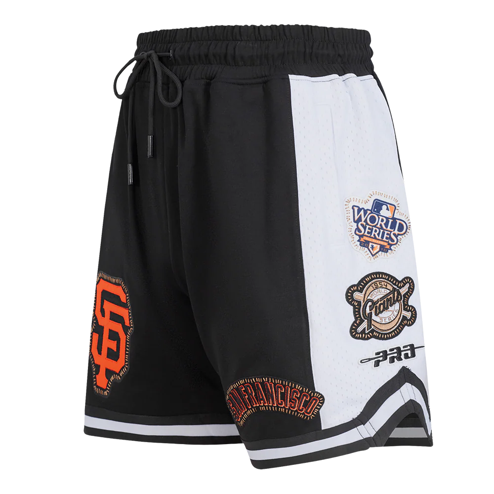 MLB SAN FRANCISCO GIANTS DIY PICK STITCH MEN'S DK 2.0 SHORT (BLACK)