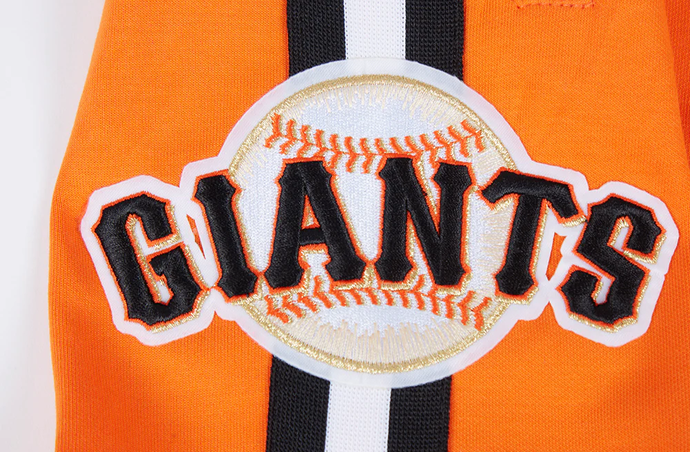 MLB SAN FRANCISCO GIANTS CLASSIC CHENILLE MEN'S DK SHORT (ORANGE) - Image 6