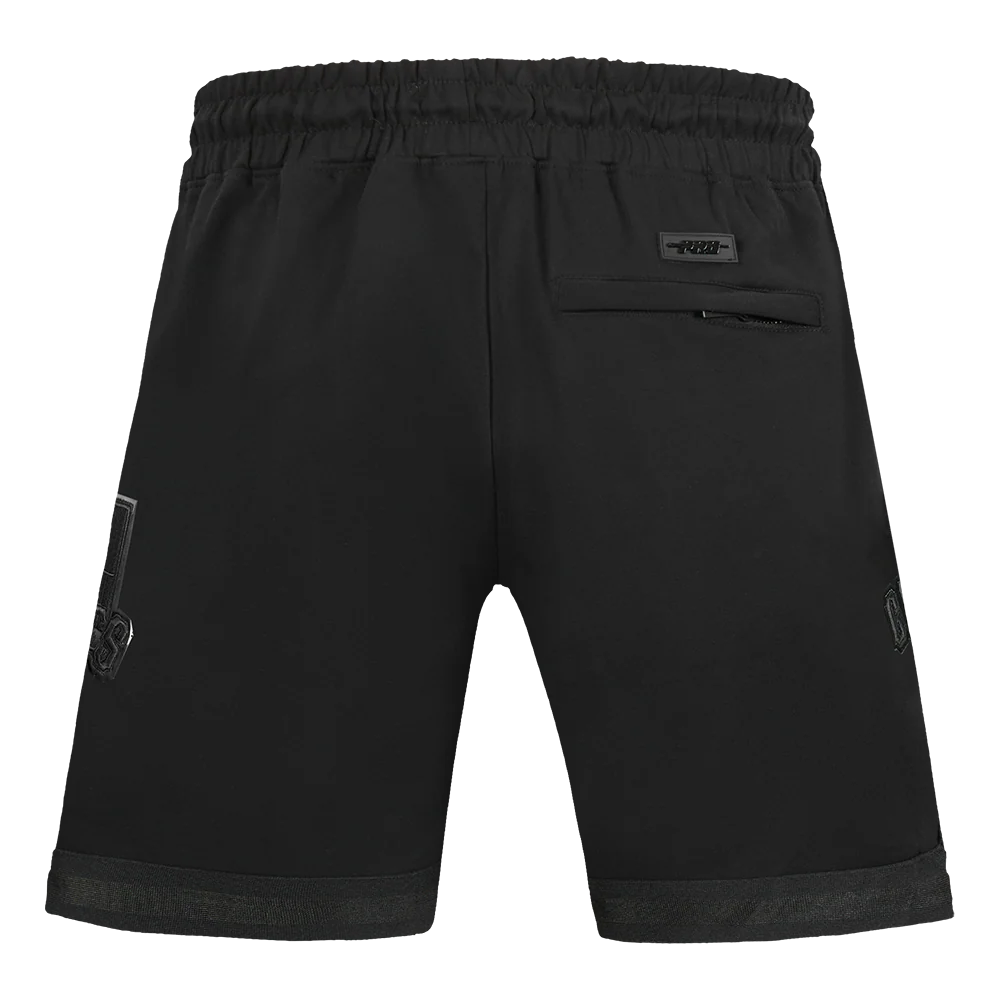 MLB SAN FRANCISCO GIANTS TRIPLE BLACK LOGO PRO TEAM MEN'S SHORT (TRIPLE BLACK) - Image 4