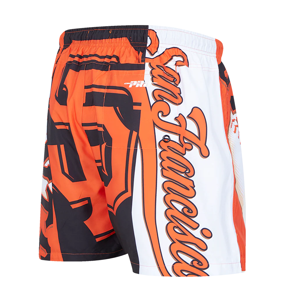 MLB SAN FRANCISCO GIANTS MASH UP LOGO MEN'S WOVEN SHORTS (1SF) - Image 4