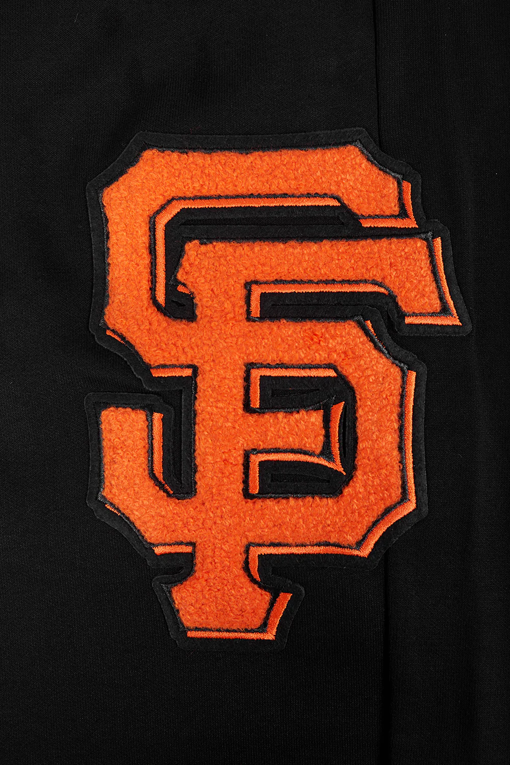 MLB SAN FRANCISCO GIANTS CLASSIC CHENILLE MEN'S JOGGER (BLACK) - Image 4
