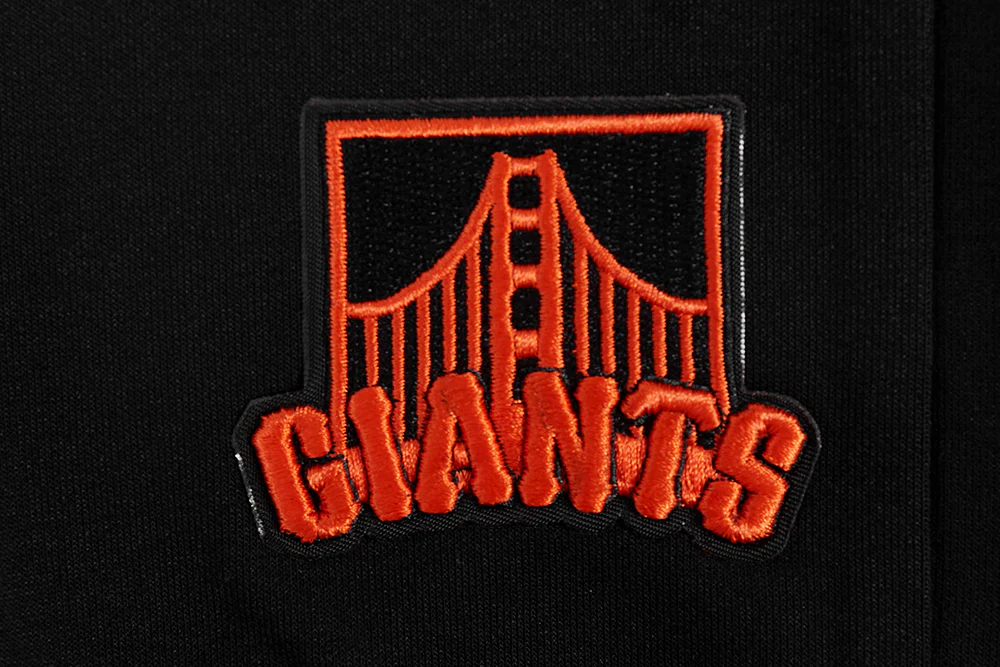 MLB SAN FRANCISCO GIANTS CLASSIC CHENILLE MEN'S JOGGER (BLACK) - Image 5