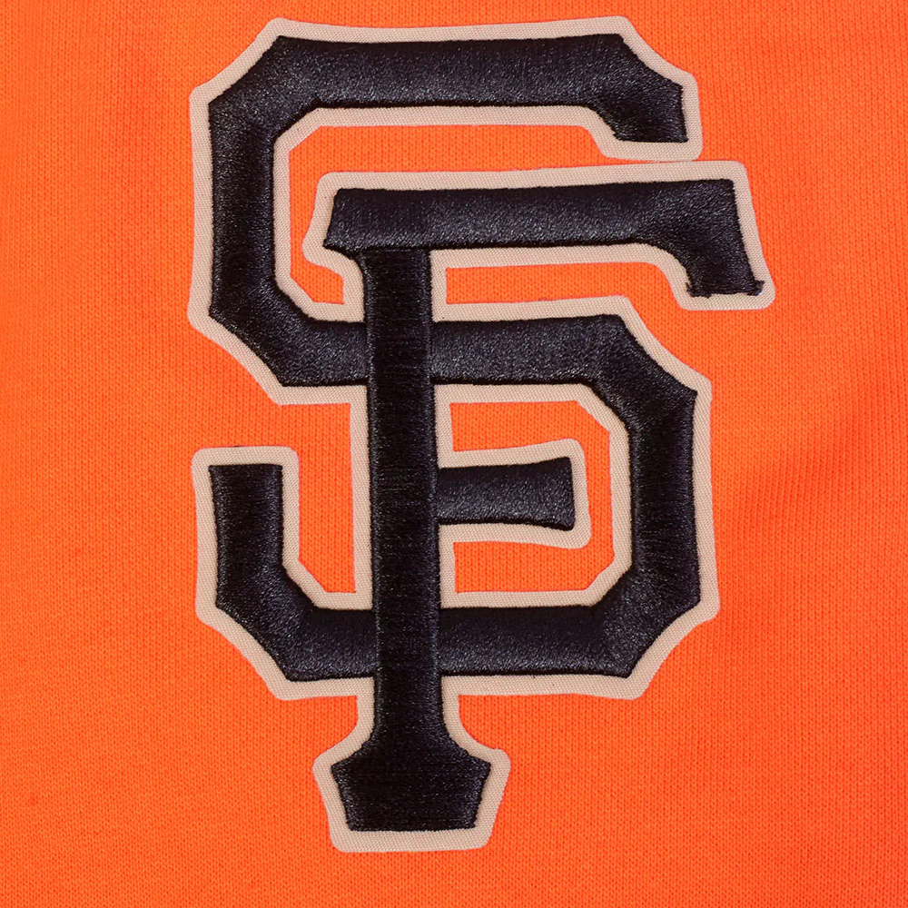 MLB SAN FRANCISCO GIANTS SOUVENIR MEN'S FLEECE PULLOVER HOODIE (ORANGE) - Image 6