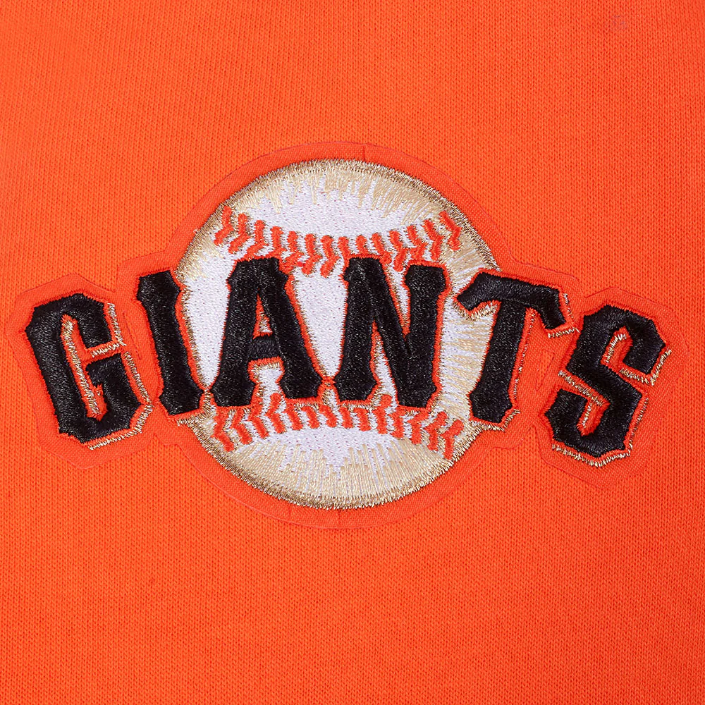 MLB SAN FRANCISCO GIANTS SOUVENIR MEN'S FLEECE PULLOVER HOODIE (ORANGE) - Image 8