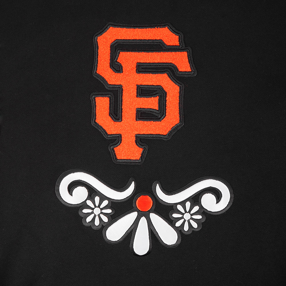 MLB SAN FRANCISCO GIANTS SUGAR SKULL MEN'S FLC PO HOODIE (BLACK) - Image 6