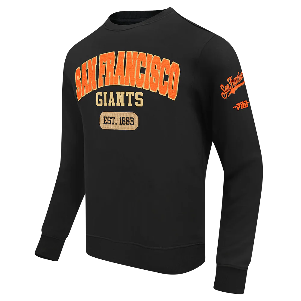 MLB SAN FRANCISCO GIANTS CITY ARCH MEN'S FLC CREWNECK (BLACK) - Image 3