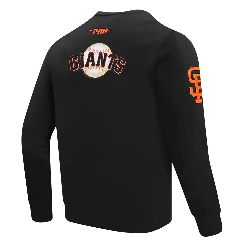 MLB SAN FRANCISCO GIANTS CITY ARCH MEN'S FLC CREWNECK (BLACK) - Image 4