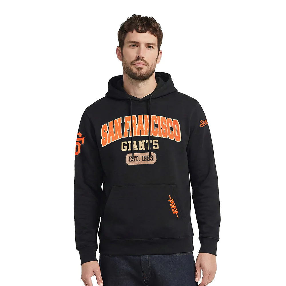 MLB SAN FRANCISCO GIANTS CITY ARCH MEN'S FLC PO HOODIE (BLACK)