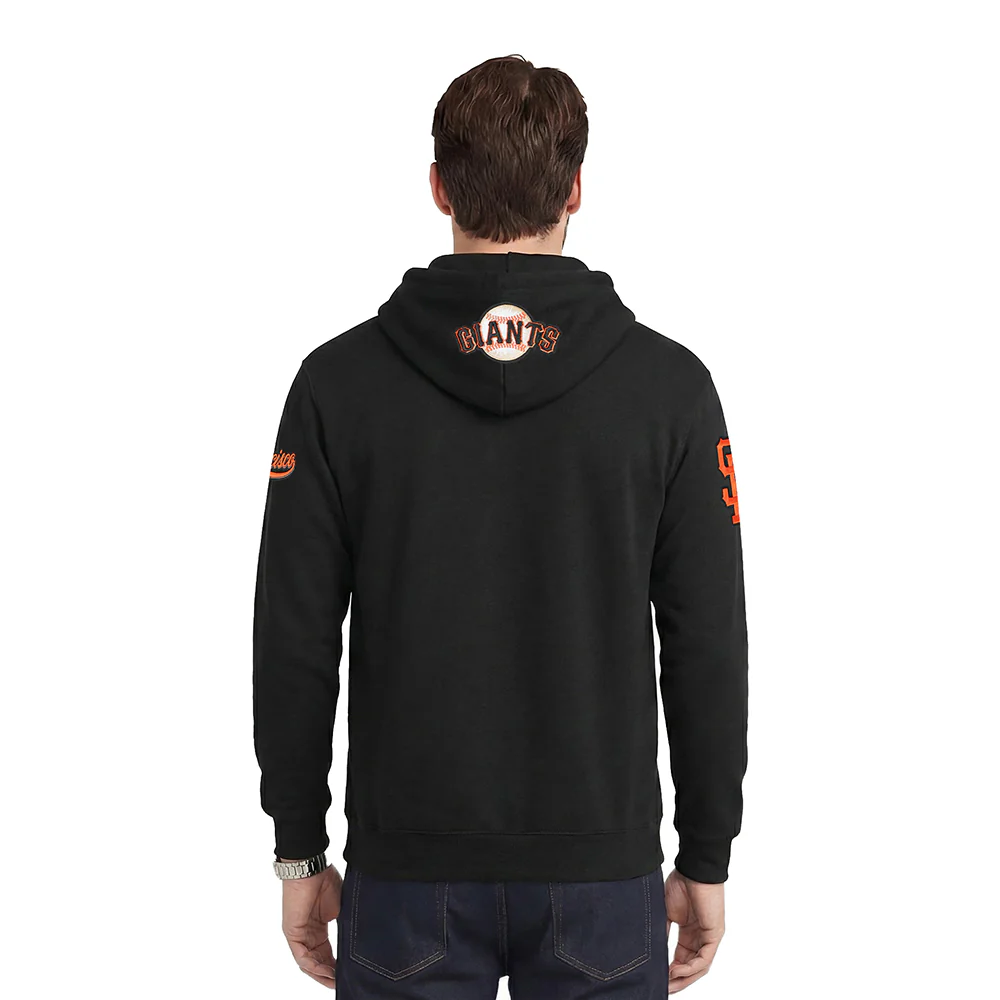 MLB SAN FRANCISCO GIANTS CITY ARCH MEN'S FLC PO HOODIE (BLACK) - Image 2