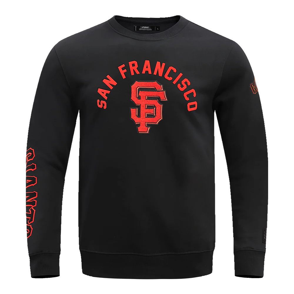 MLB SAN FRANCISCO GIANTS CLASSIC MEN'S CREWNECK (BLACK)