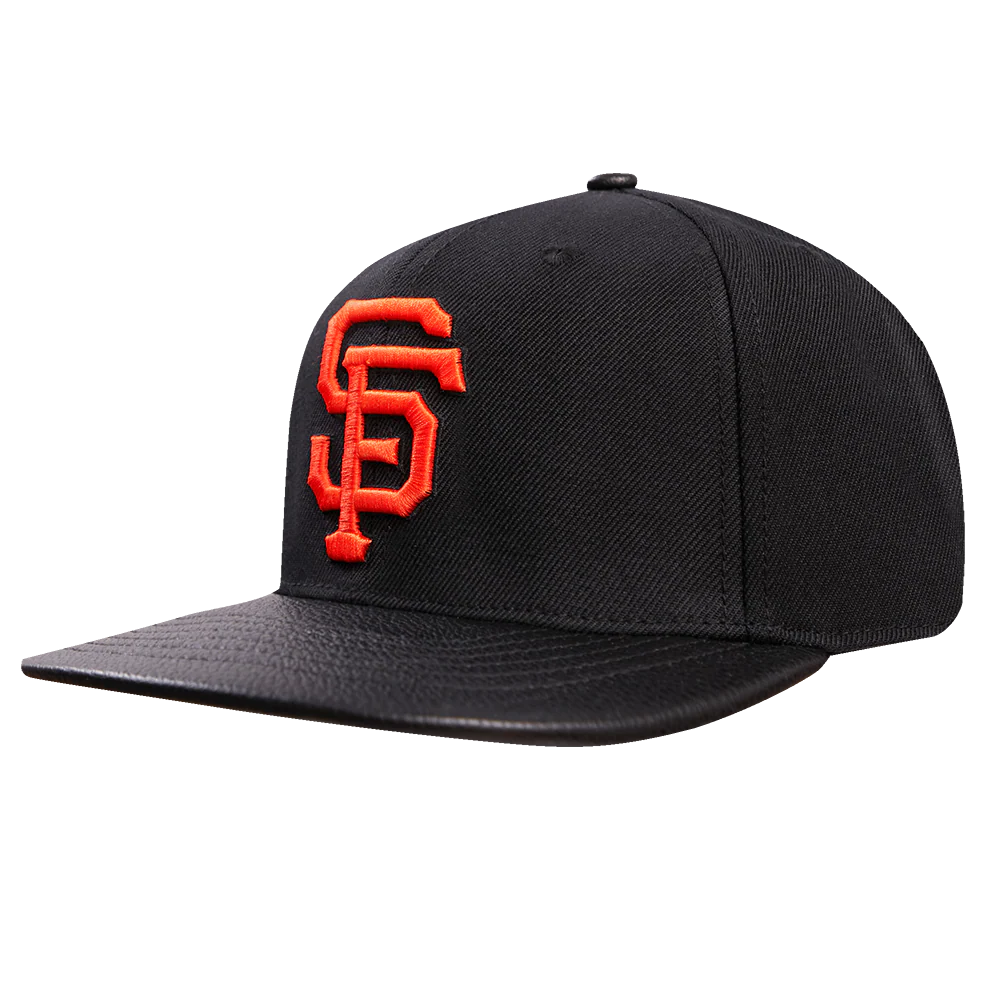 MLB SAN FRANCISCO GIANTS SCRIPT TAIL WOOL STRAPBACK (BLACK) - Image 3