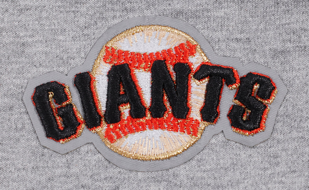 MLB SAN FRANCISCO GIANTS SCRIPT TAIL WOMEN'S BOYFRIEND TOP (HEATHER GREY) - Image 5