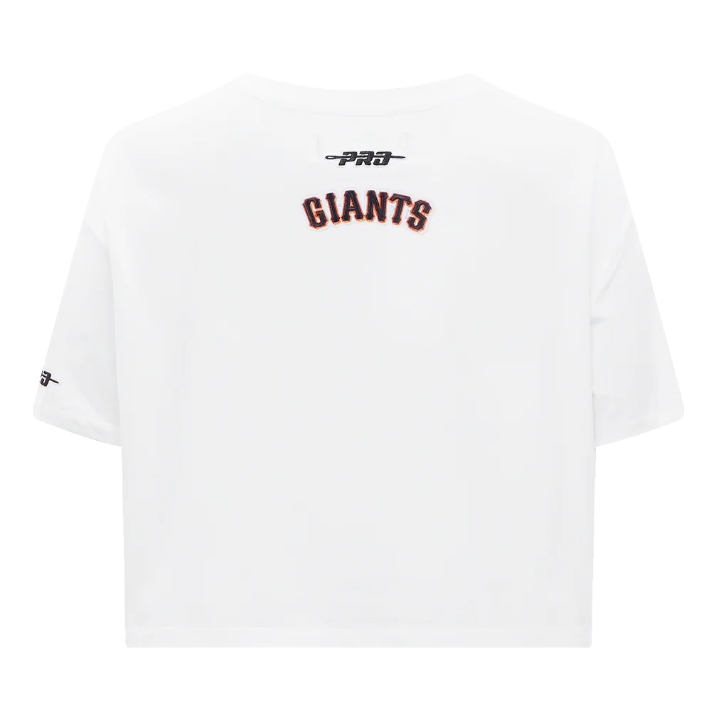MLB SAN FRANCISCO GIANTS CITY RANSOM WOMEN'S SJ BOXY TEE (WHITE) - Image 3
