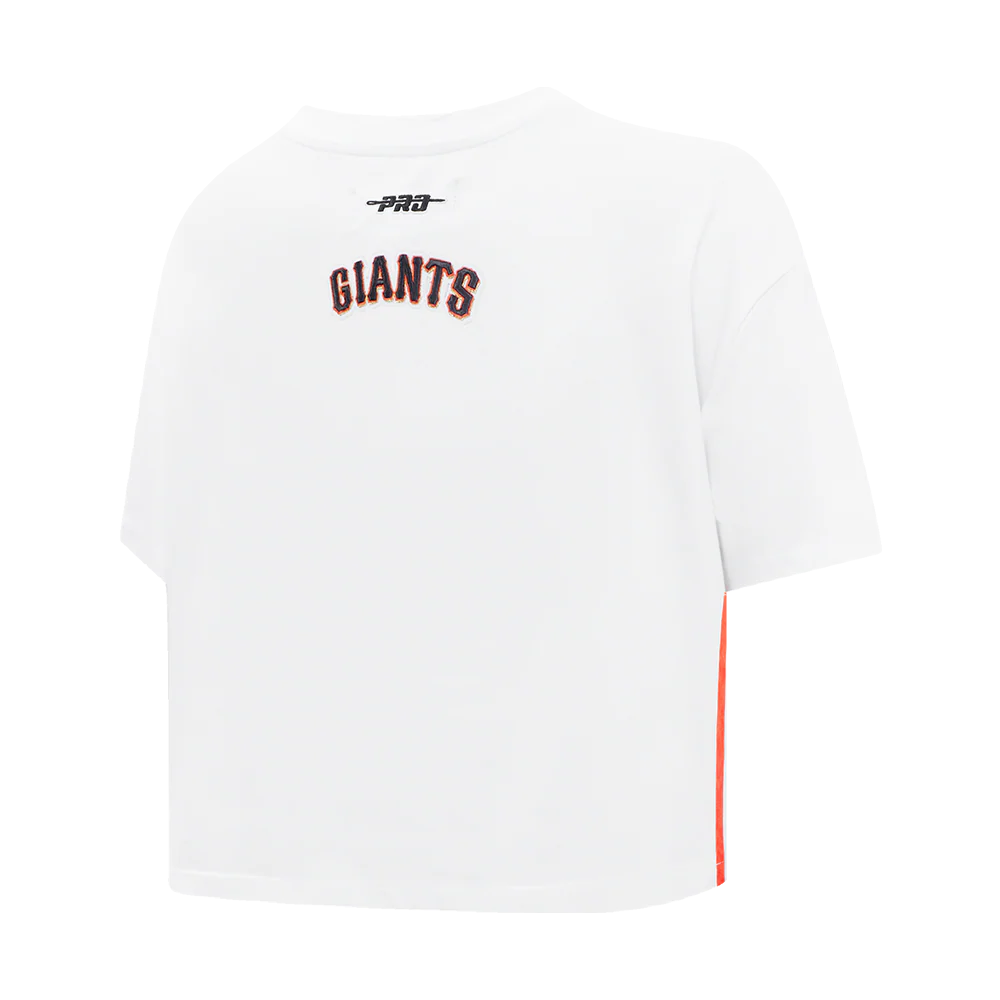 MLB SAN FRANCISCO GIANTS CITY RANSOM WOMEN'S SJ BOXY TEE (WHITE) - Image 4