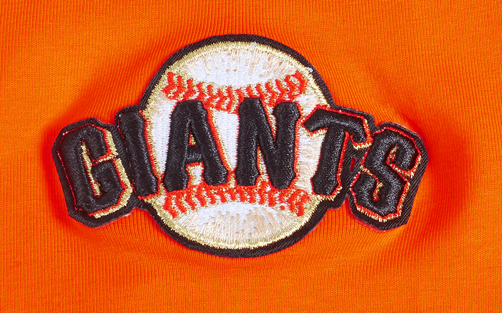 MLB SAN FRANCISCO GIANTS CLASSIC SHORT SLEEVE WOMEN'S SLIM FIT TOP (ORANGE) - Image 6