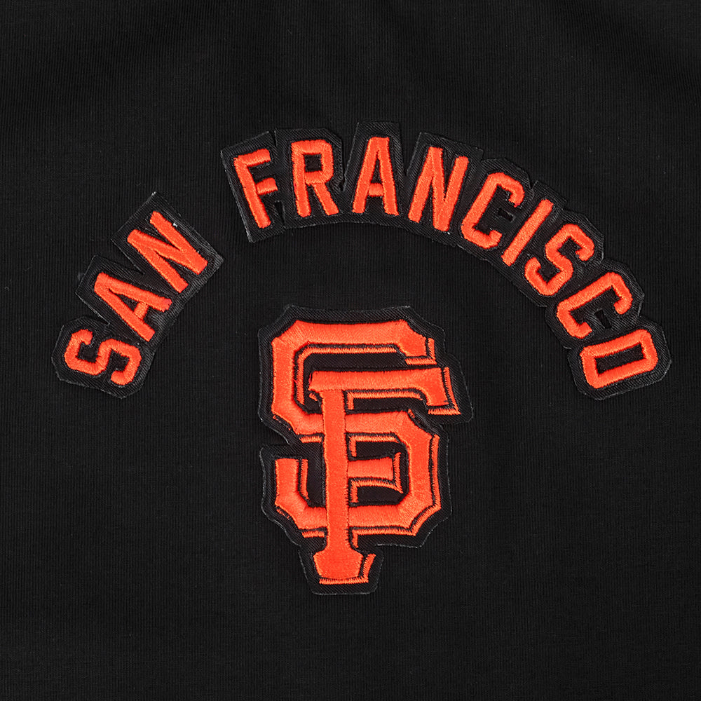 MLB SAN FRANCISCO GIANTS CLASSIC WOMEN'S RELAXED FIT RACERBACK (BLACK) - Image 5