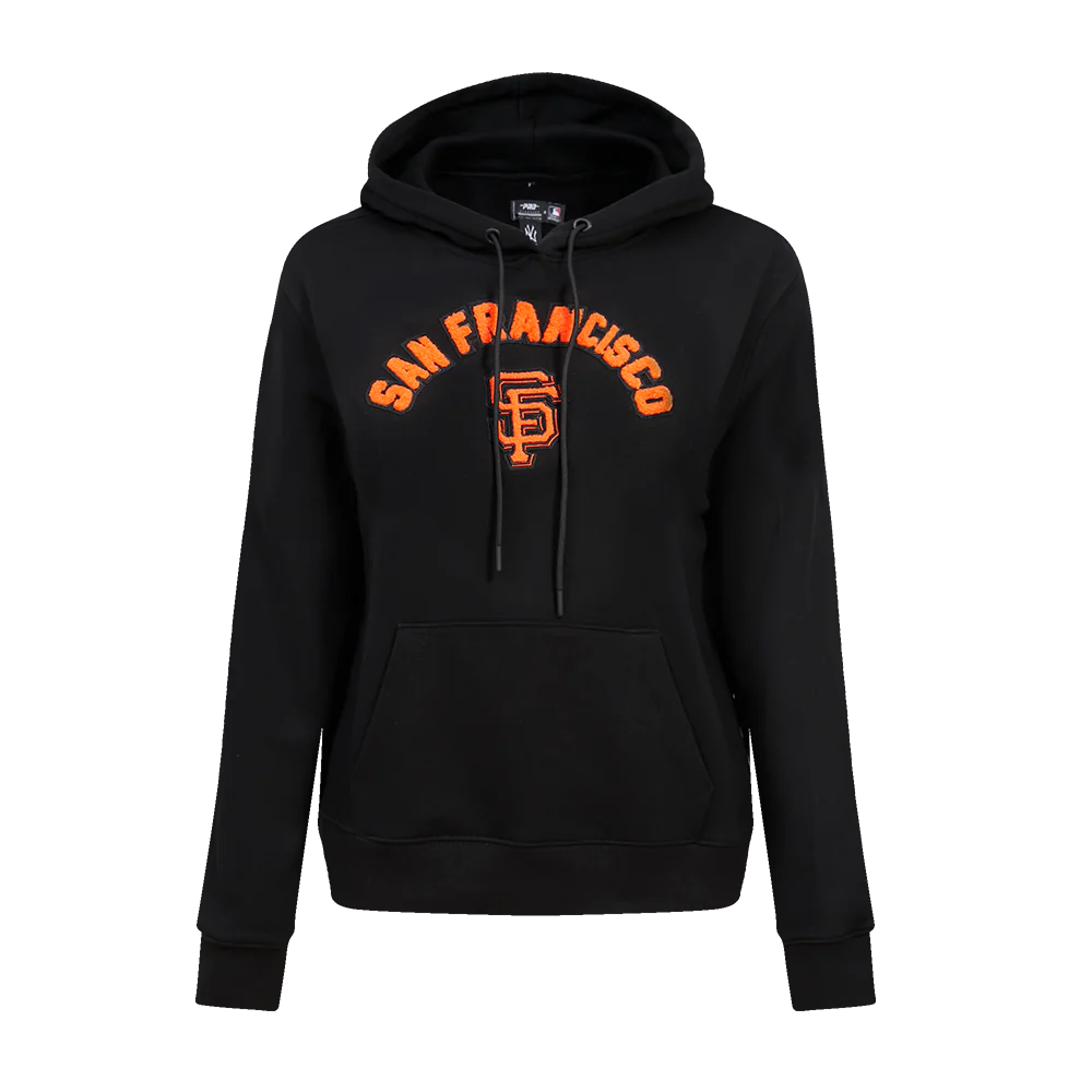MLB SAN FRANCISCO GIANTS CLASSIC WOMEN'S PULLOVER HOODIE (BLACK)