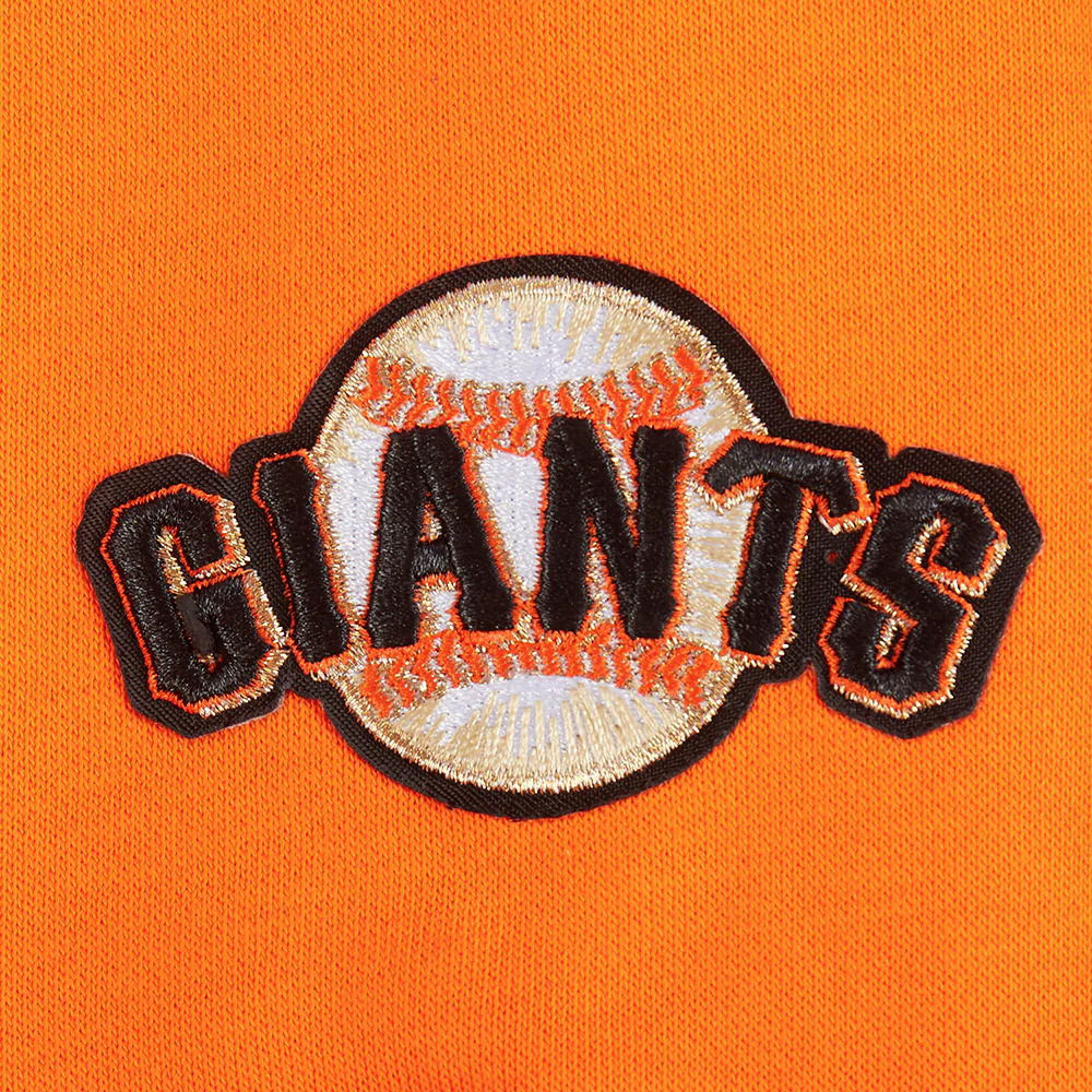 MLB SAN FRANCISCO GIANTS CLASSIC WOMEN'S PO HOODIE (ORANGE) - Image 6