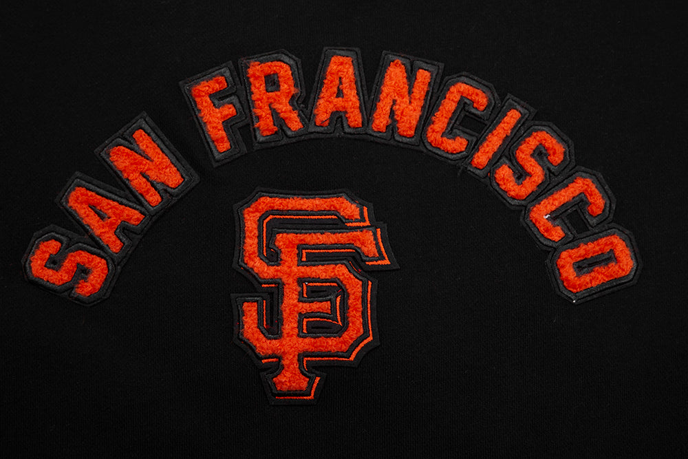 MLB SAN FRANCISCO GIANTS CLASSIC WOMEN'S CREWNECK (BLACK) - Image 5