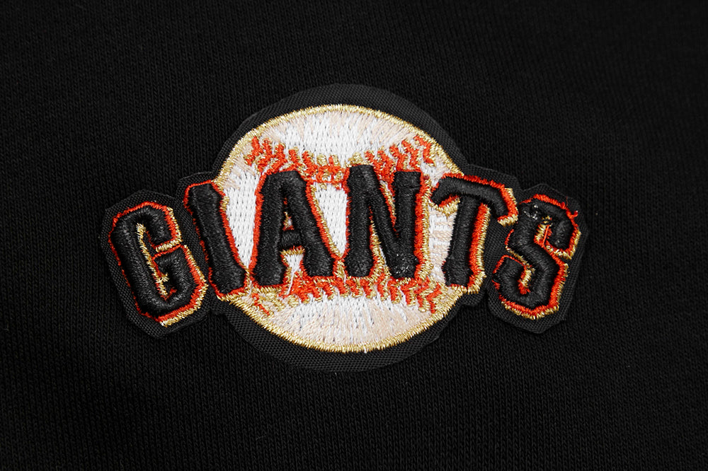 MLB SAN FRANCISCO GIANTS CLASSIC WOMEN'S CREWNECK (BLACK) - Image 6