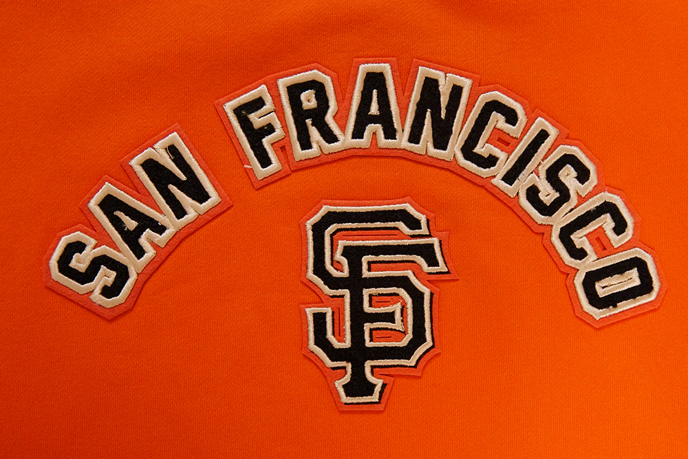 MLB SAN FRANCISCO GIANTS CLASSIC WOMEN'S CREWNECK (ORANGE) - Image 6